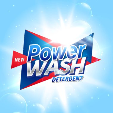 yaratıcı Çamaşırhane deterjan ürün ambalaj kavram şablon de