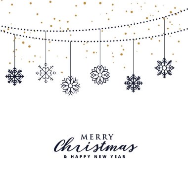 kar asılı ile arka plan tebrik zarif Noel Festivali