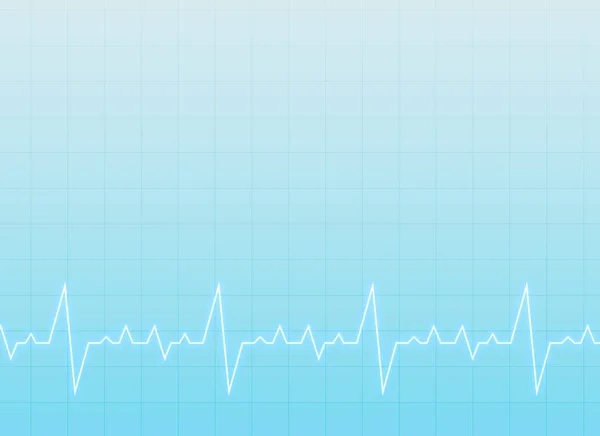Lékařská a zdravotní péče pozadí s elektrokardiogramu — Stockový vektor