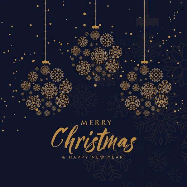 kar taneleri premi ile yapılmış şık neşeli Noel arka plan