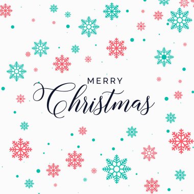 renkli kar taneleri desen Noel sezon arka planı için