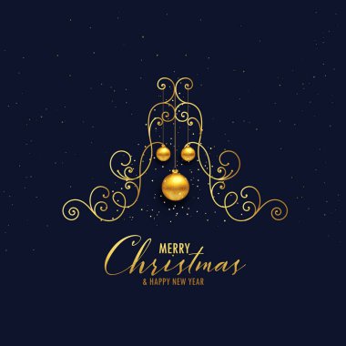 ba asılı ile yaratıcı altın süs Noel ağacı tasarım