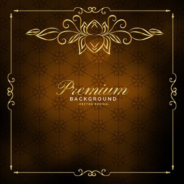 lüks sigorta primi altın antika arka plan tasarımı