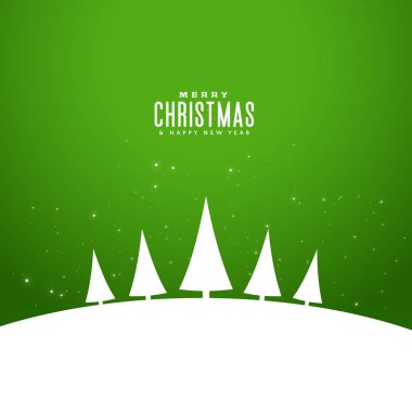 en az tarzı zarif neşeli Noel tebrik tasarım