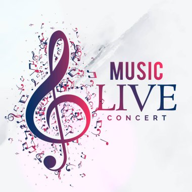müzik canlı konser afiş afiş şablon tasarımı