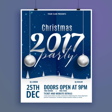 güzel Noel poster afiş tasarım şablonu ba asma