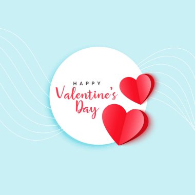 zarif Sevgililer günü arka plan kırmızı origami Kalpler