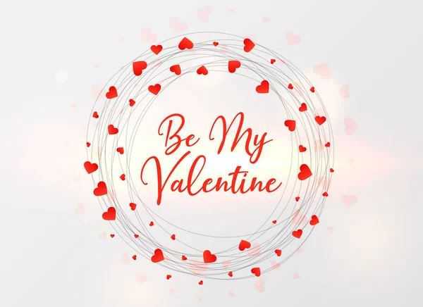 Valentin nap szív keret design — Stock Vector