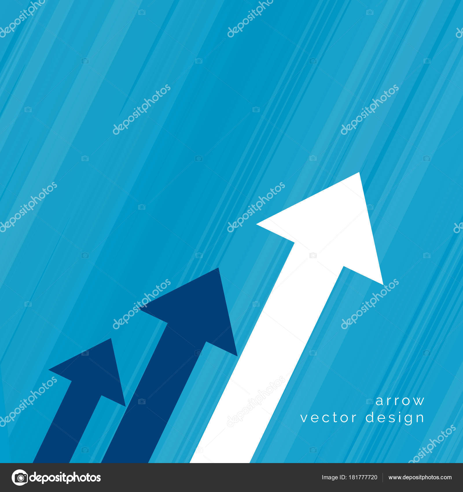 Arrow design for business growth concept Stock Vector Image by ...