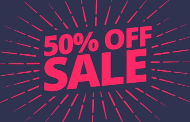 vektör satış afiş tasarım şablonu