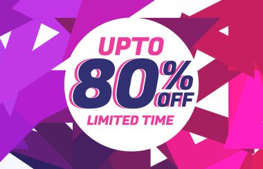 soyut Satılık arka plan afiş fiş şablonu