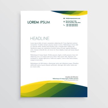 profesyonel Antetli vektör tasarımı