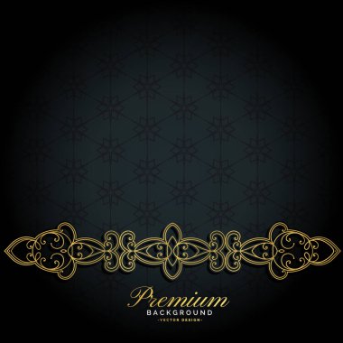 koyu altın çiçek antika arka plan