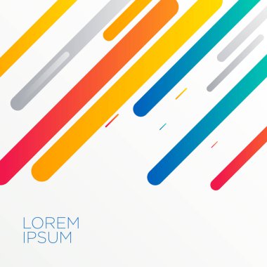 renkli modern diagonal şekiller arka plan