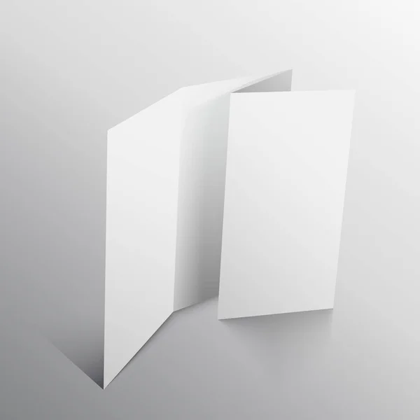 Modèle de conception de brochure pliable entreprise — Image vectorielle