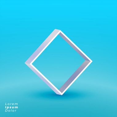 ürün görüntüleme çerçevesi ile mavi stüdyo arka plan