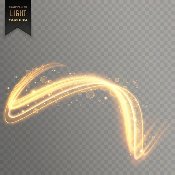 Abstrakte goldene Lichteffekte Hintergrund — Stockvektor