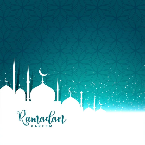 Ραμαζάνι kareem Φεστιβάλ χαιρετισμό με κείμενο χώρο — Διανυσματικό Αρχείο