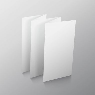 katlama kağıt broşür sunumu mockup