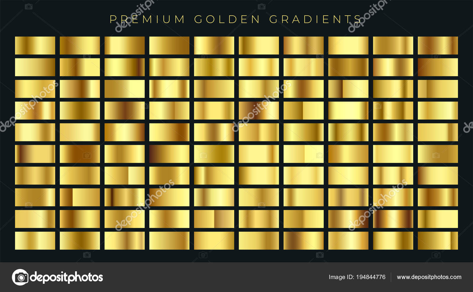á rose gold metallic texturehop stock backgrounds royalty free golden gradients collection vectors download on depositphotos https depositphotos com 194844776 stock illustration huge big collection of golden html