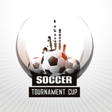 Futbol turnuvası soyut arkaplan