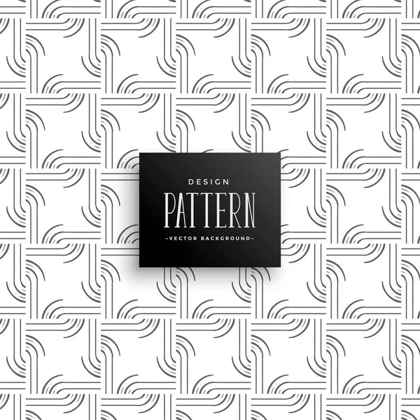 スタイリッシュな抽象的な線の創造的なパターン — ストックベクタ