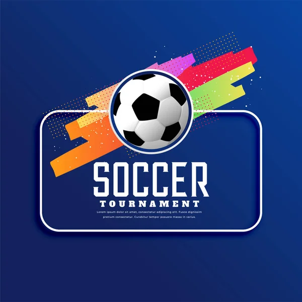 soccer tournament sports banner background