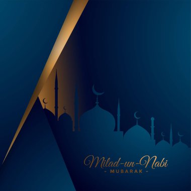 milad un nabi İslami festival karşılama tasarım arka planı