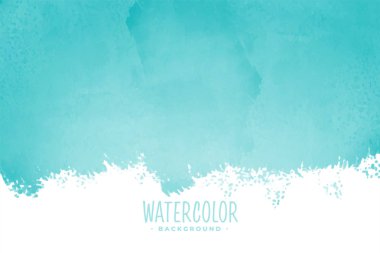 soyut mavi suluboya leke arkaplanı