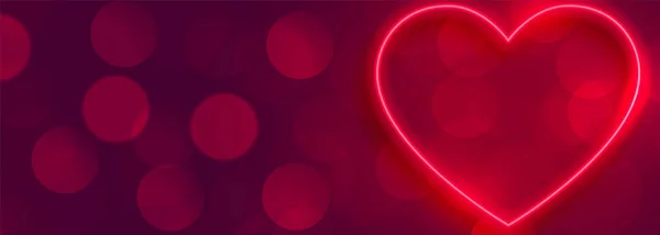 Schöne rote Valentinstag Herzen Banner Design — Stockvektor