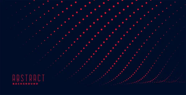 Abstract red particle lines trail background design — 스톡 벡터