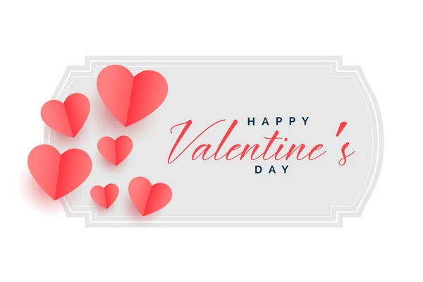 happy valentines day beautiful paper cut hearts background