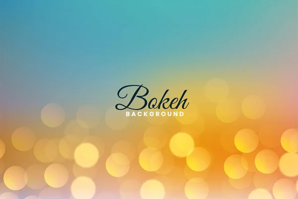 Mooie mooie bokeh lichten kleurrijke achtergrond ontwerp — Stockvector