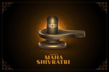 Lord Shiva shivling lingam için maha shivratri