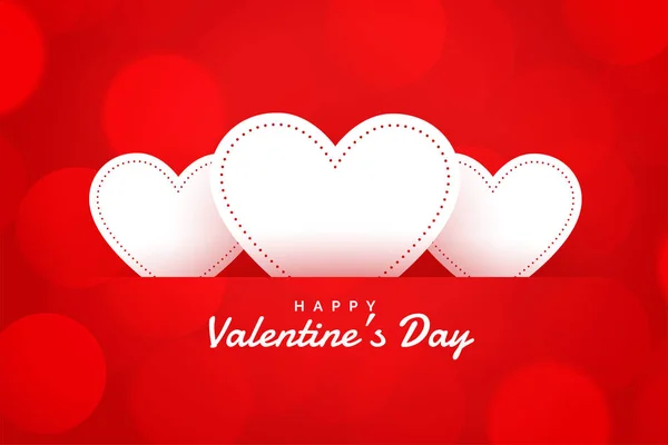 Fondo de corazones dulces para feliz día de San Valentín — Vector de stock