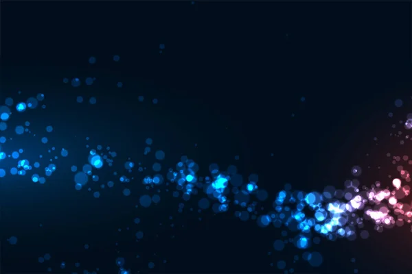 Glowing abstract digital particles technology background design — ストックベクタ
