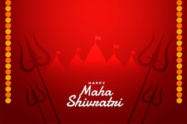 Hindu geleneksel maha shivratri festivali arka plan tasarımı