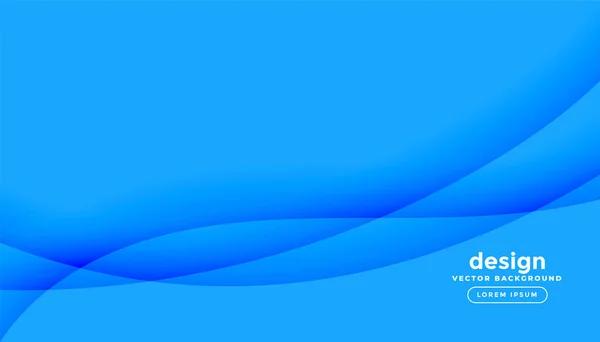 Abstract blue background with wavy shapes design — 图库矢量图片