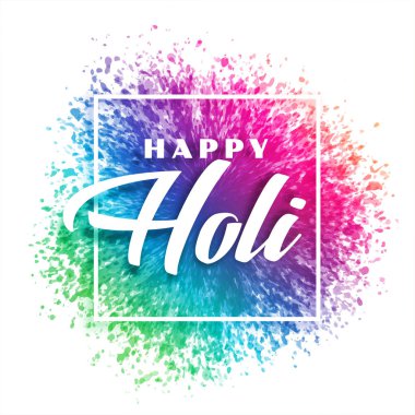 Mutlu Holi Festivali için renkli arka plan