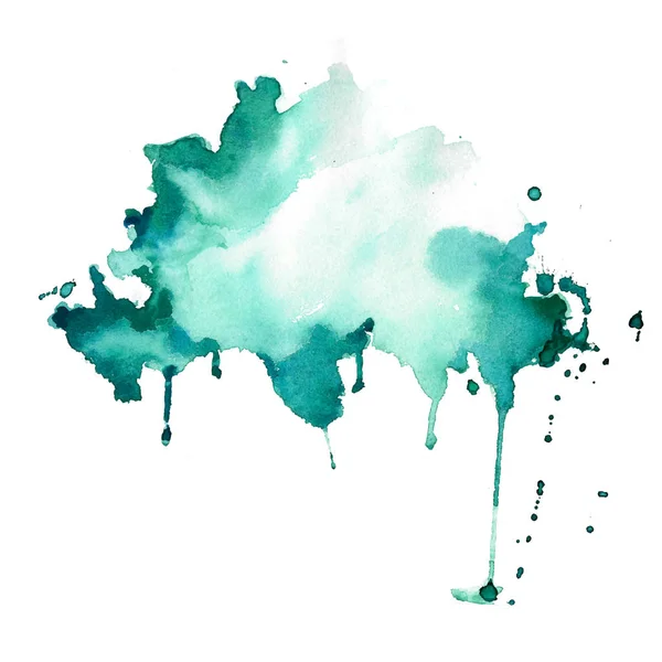 Abstrakte Aquarell Fleck Splatter Textur Hintergrund Design — Stockvektor