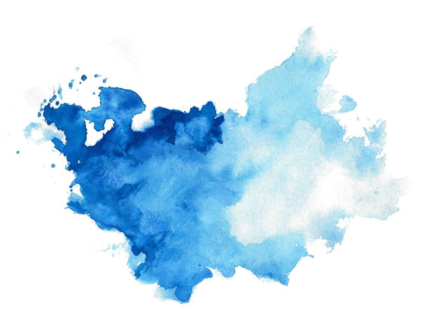 Ручная роспись акварельной текстуры
