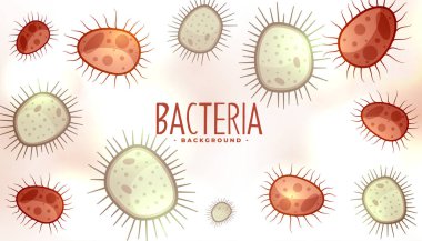 diseksiyon bakteri şekilleri ve virüs enfeksiyonu arka planı