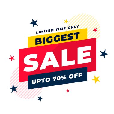 çekici en büyük satış ve indirimli arka plan şablonu