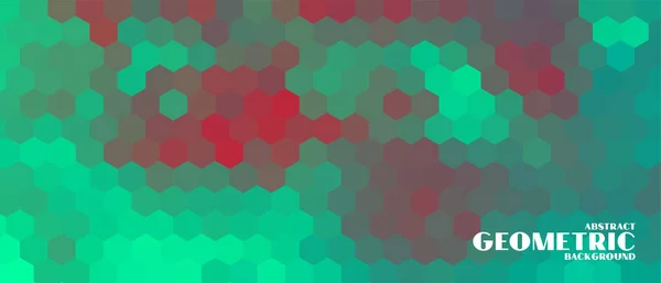Šestihranný Geometrický Nápis Stylu Duotone Colors — Stockový vektor
