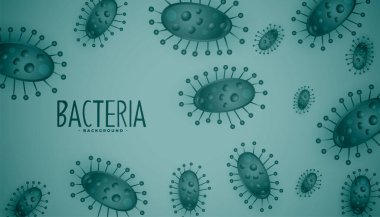 mikroskobik bakteri ya da virüs enfeksiyonu arka plan tasarımı