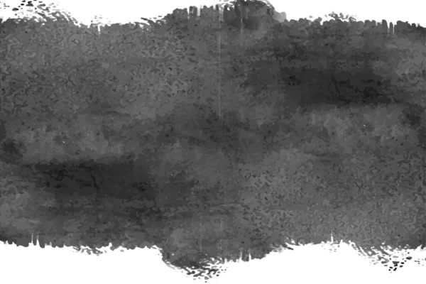 Abstrato Aquarela Preto Grunge Mancha Fundo Design —  Vetores de Stock