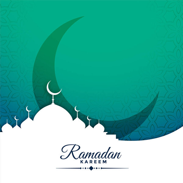 Festival Card Design Ramadan Kareem Season Vector Graphics