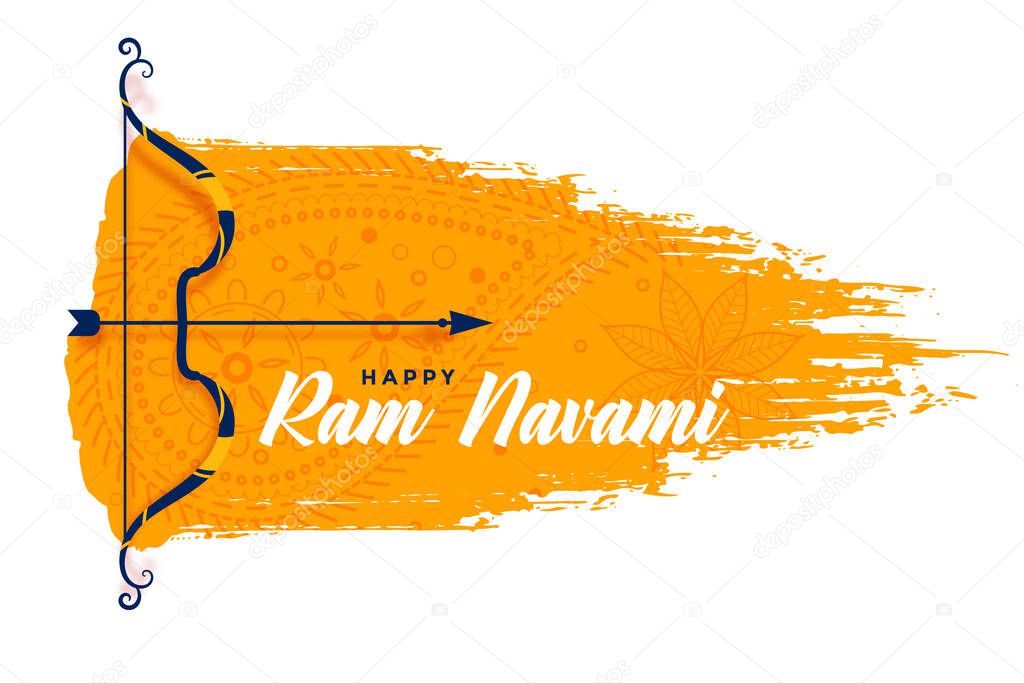 bow and arrow design for ram navami festival