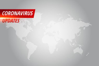 Coronavirus ncov veya covid-19 haber güncellemesi pankart kavramını güncelliyor