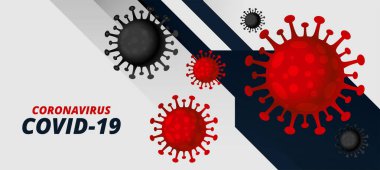 Coronavirus covid-19 salgın virüsü arka plan kavramı